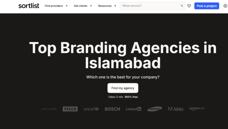 Read more about the article Extreme BPO Ranked First Among Top 10 Branding Agencies in Islamabad by Sortlist