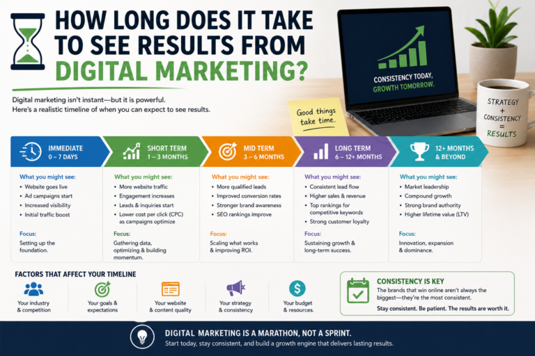 Read more about the article How Long Does It Take to See Results From Digital Marketing?