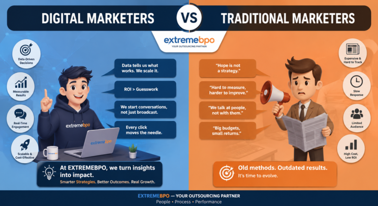 Read more about the article Digital Marketing vs Traditional Marketing: Which Works Better?
