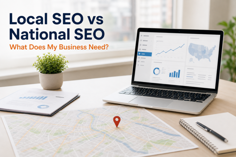 Read more about the article Local SEO vs National SEO: What Does My Business Need?